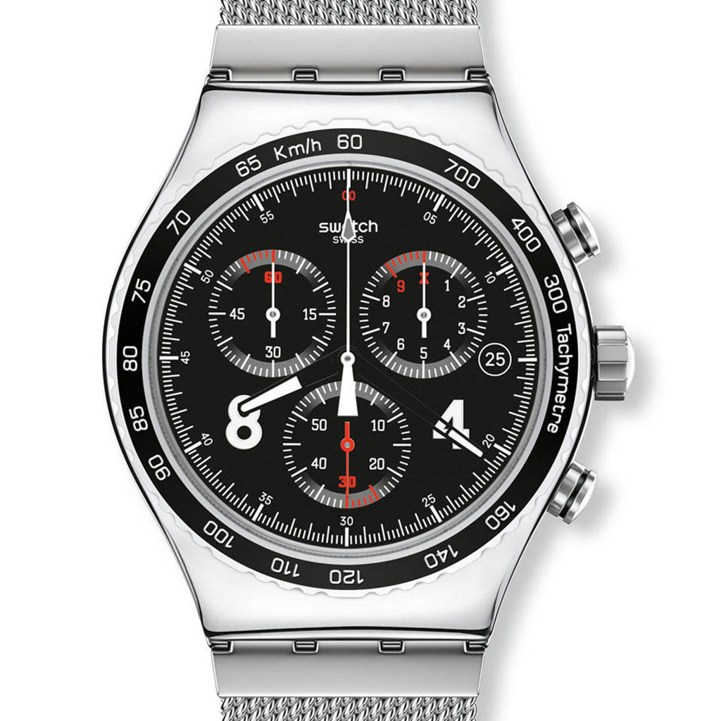 Swatch Irony New Chrono BLACKIE YVS401G