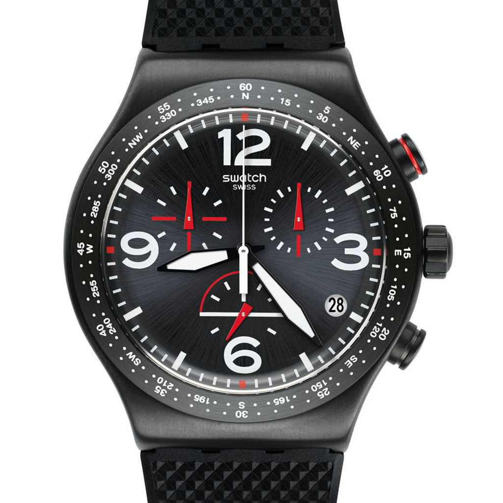 Swatch New Irony Chrono Black is Back YVB403