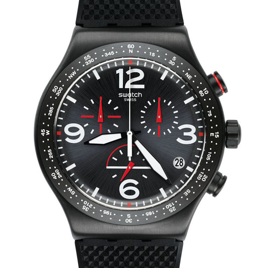 Swatch New Irony Chrono Black is Back YVB403