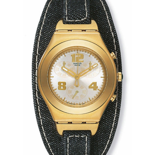 Swatch Irony Midi Chrono Black Jeans YMG100