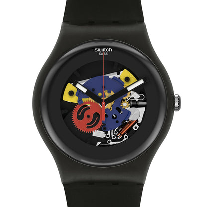 Swatch New Gent Black Lacquered Again SO29B107
