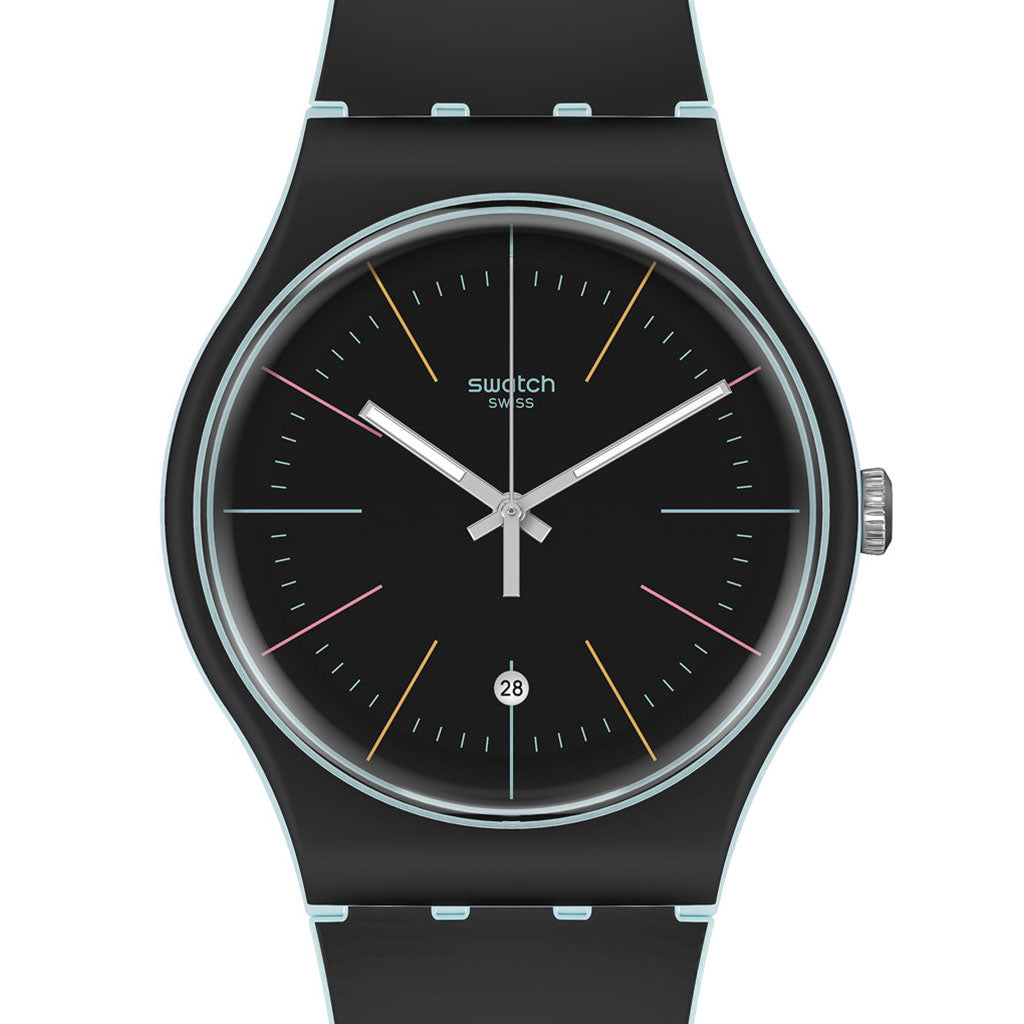 Swatch New Gent Black Layered SUOS402