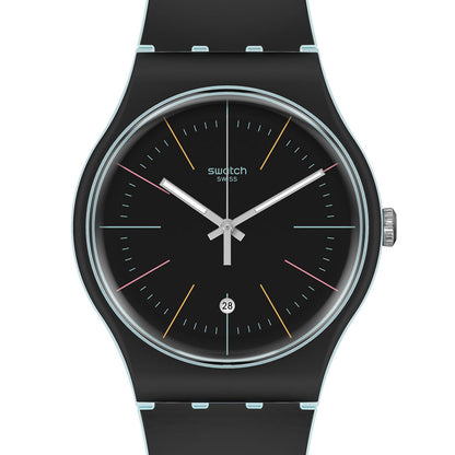 Swatch New Gent Black Layered SUOS402