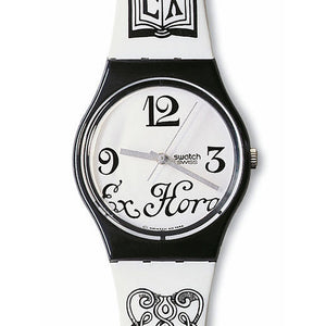 Swatch Gent  BLACK LETTER GB163