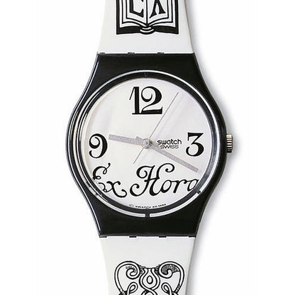 Swatch Gent  BLACK LETTER GB163