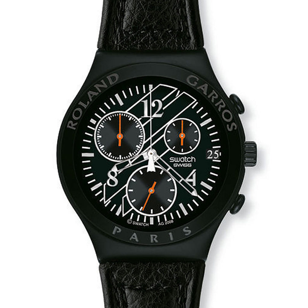 Swatch Irony Chrono Black Lob YCZ4000