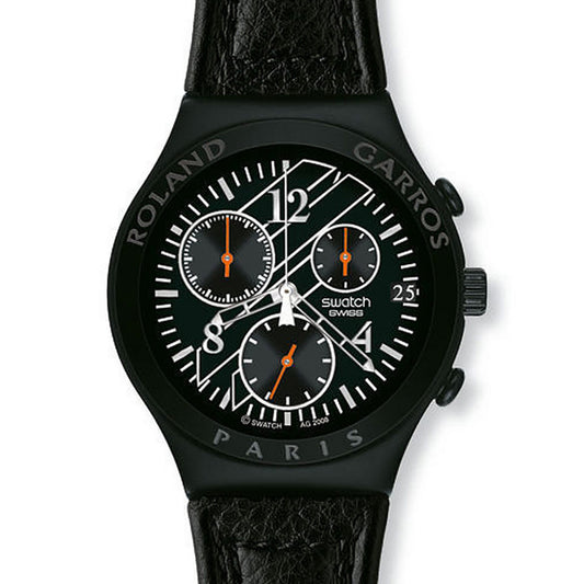 Swatch Irony Chrono Black Lob YCZ4000