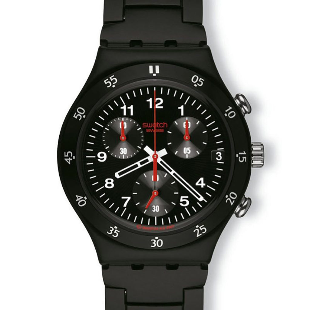 Swatch Irony Chrono Black`n`Red YCB4008AG