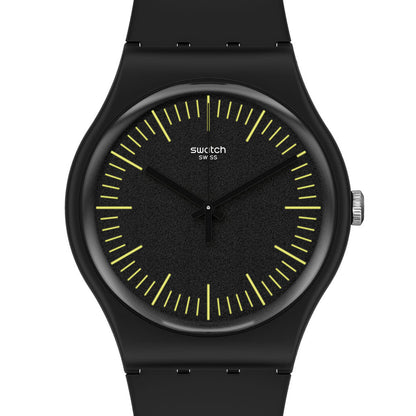 Swatch Originals New Gent Blacknyellow SUOB184