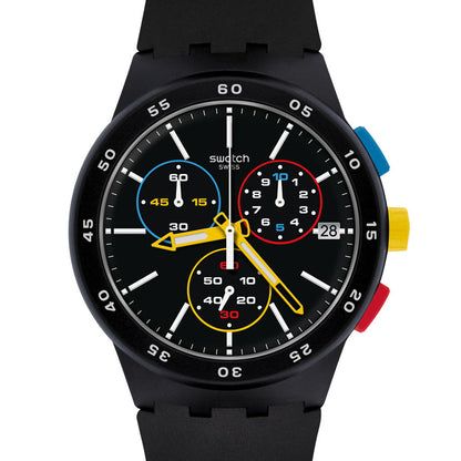 Swatch Originals Chrono Plastic Black-One SUSB416
