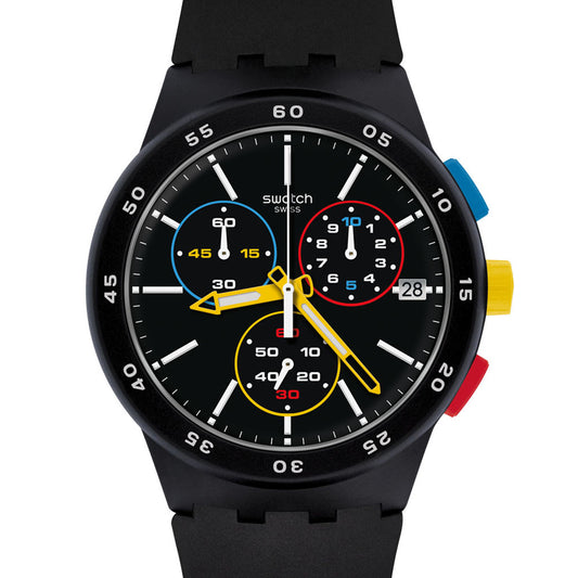 Swatch Originals Chrono Plastic Black-One SUSB416