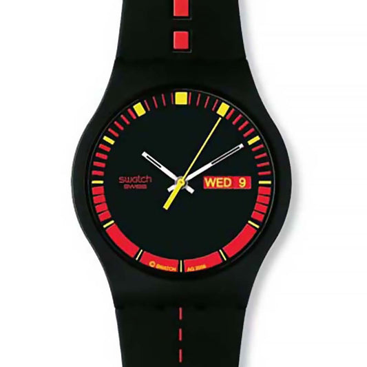 Swatch Jelly in Jelly Black on Fire SUJB704