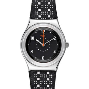 Swatch Irony Medium Black Puncher YLS184