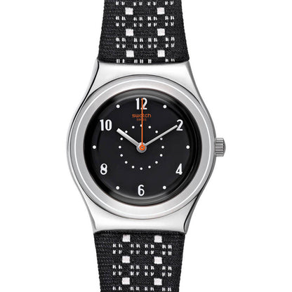 Swatch Irony Medium Black Puncher YLS184