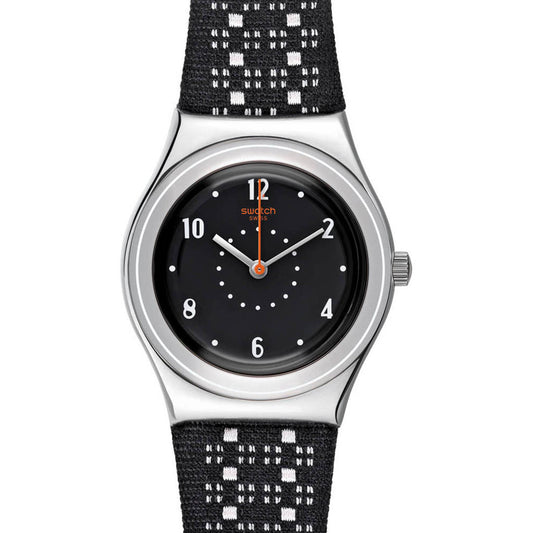 Swatch Irony Medium Black Puncher YLS184