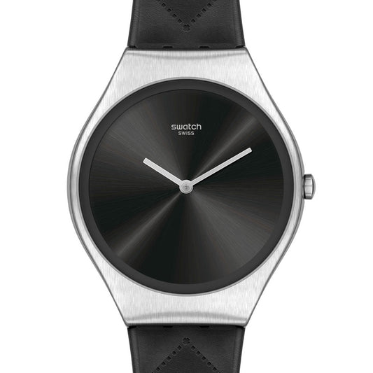 Swatch Skin Irony Black Quilted SYXS136