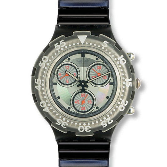 Swatch Aqua Chrono Black Rudder Too SBB100CA/B