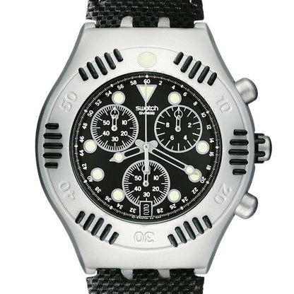Swatch Irony Scuba 200 Chrono Black Russian YBS4000