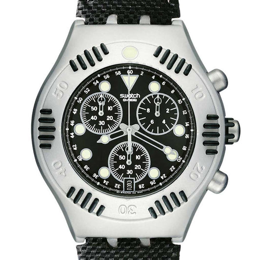 Swatch Irony Scuba 200 Chrono Black Russian YBS4000