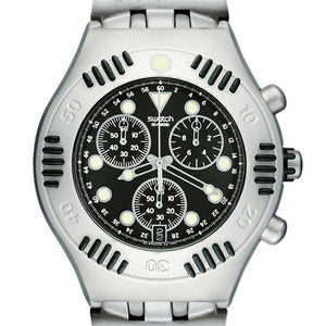 Swatch Irony Scuba 200 Chrono Black Russian YBS4000AG