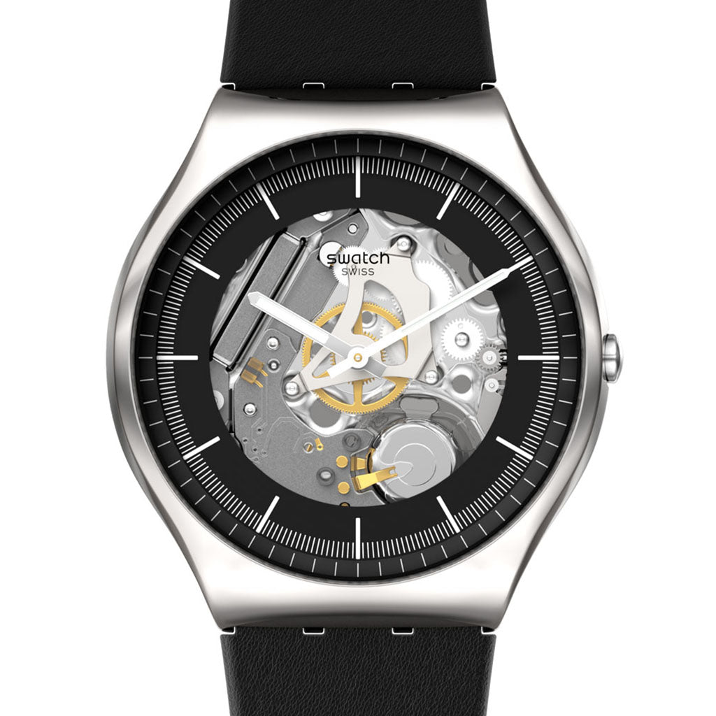 Swatch Skin Irony 42 Black Skeleton SS07S115