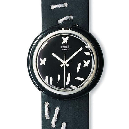 Midi Pop Swatch BLACK WIDOW PMW100