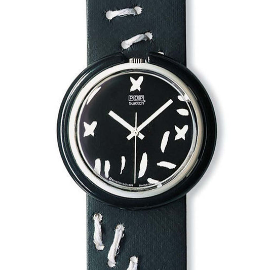 Midi Pop Swatch BLACK WIDOW PMW100