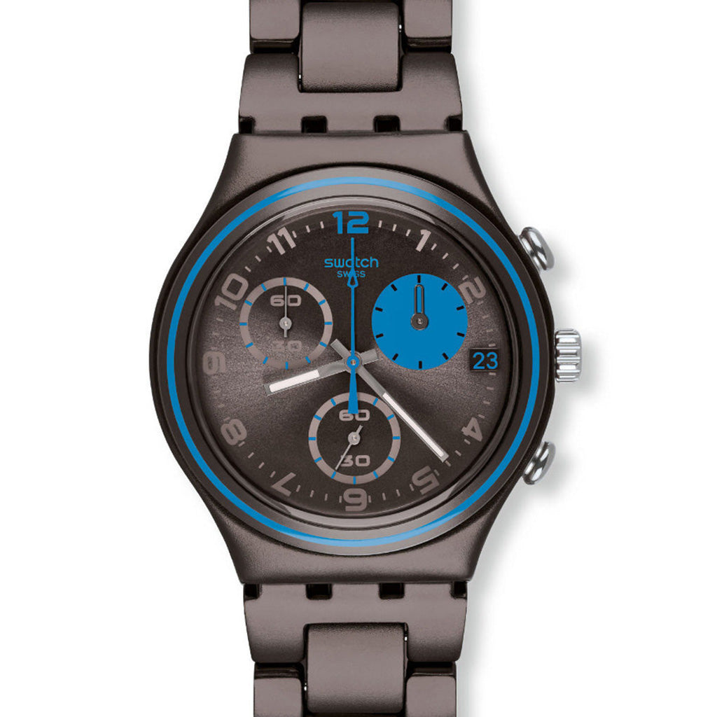 Swatch Irony Chrono Blauer Fleck YCM4003AG