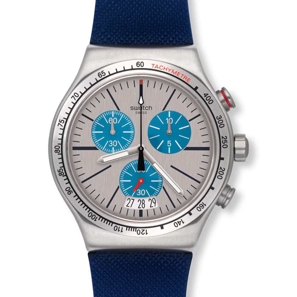 Swatch New Irony Chrono Blau me on YVS435