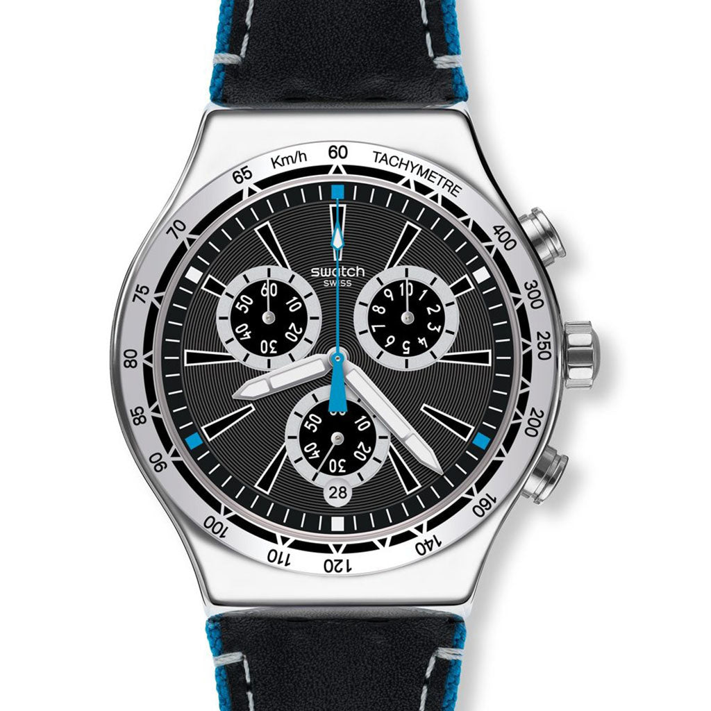 Swatch New Irony Chrono Blue Details YVS442