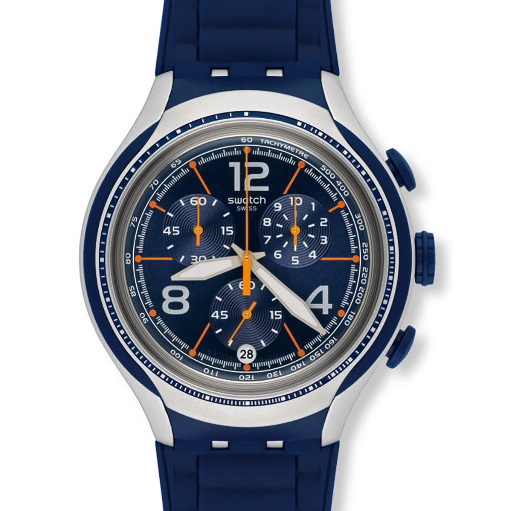 Swatch Irony XLite Chrono Blue Face YYS4015