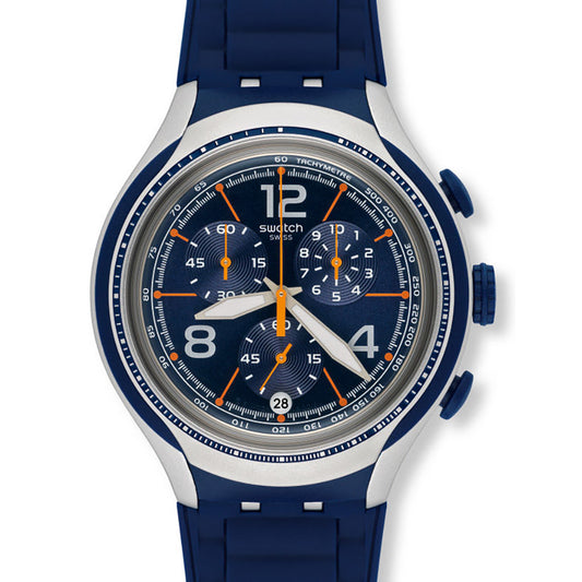 Swatch Irony XLite Chrono Blue Face YYS4015