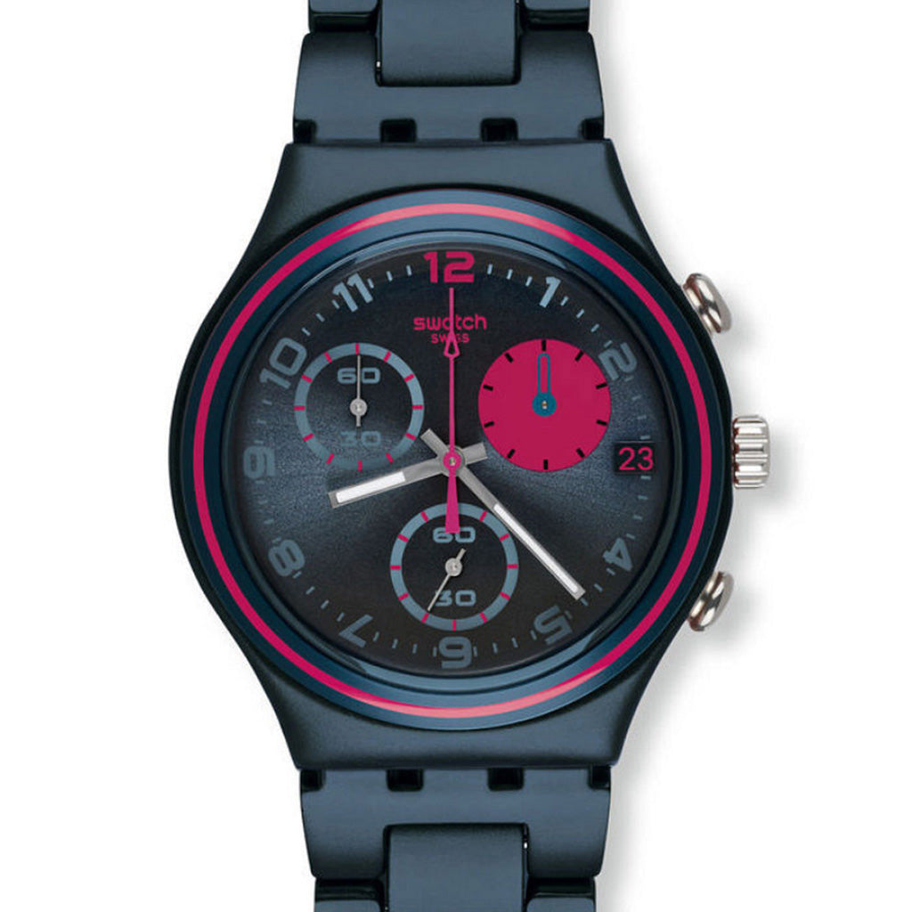 Swatch Irony Chrono BLUE FUCHSIA CIRCLE YCN4007AG