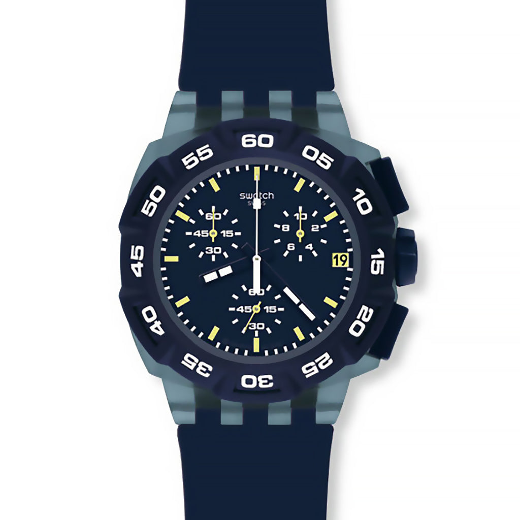 Swatch New Plastic Chrono BLUE HERO SUIN402