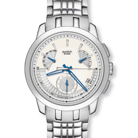 Swatch Irony Retrograde Chrono Blue Signs YRS402G