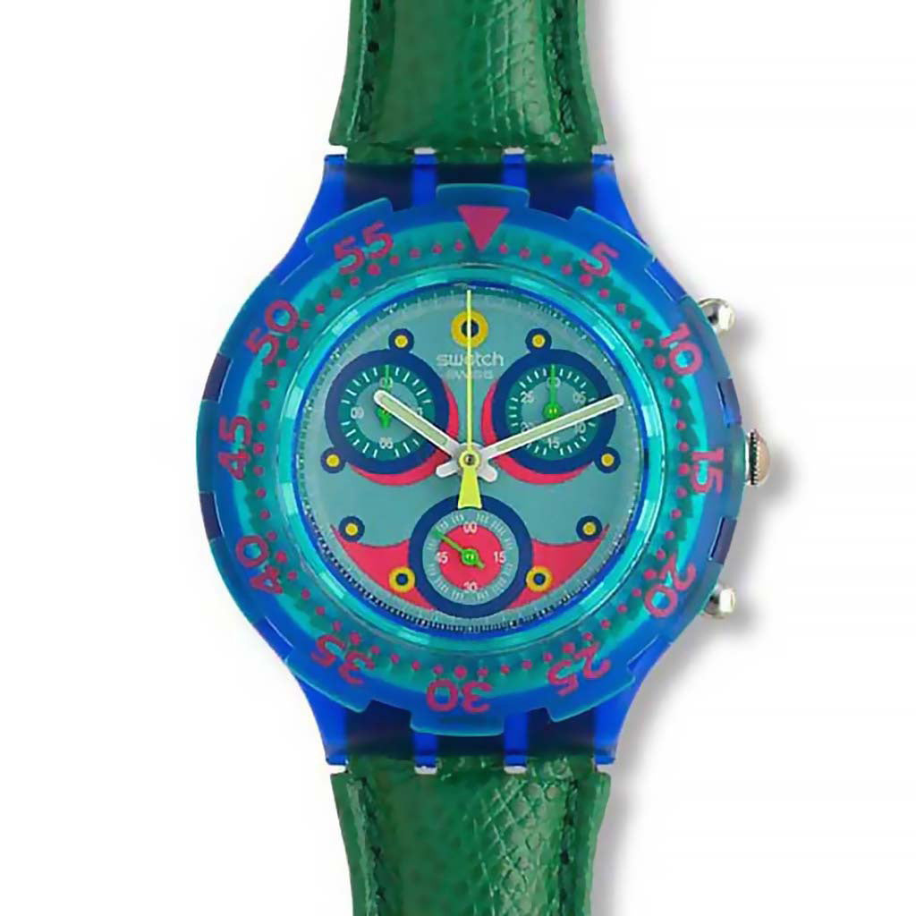 Swatch Aqua Chrono Blue Sky SBN100