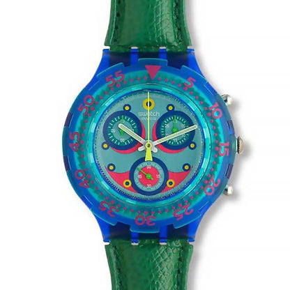Swatch Aqua Chrono Blue Sky SBN100