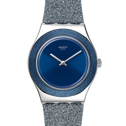 Swatch Irony Medium Blue Sparkle YLS221