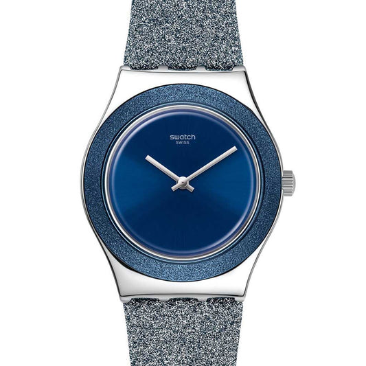 Swatch Irony Medium Blue Sparkle YLS221