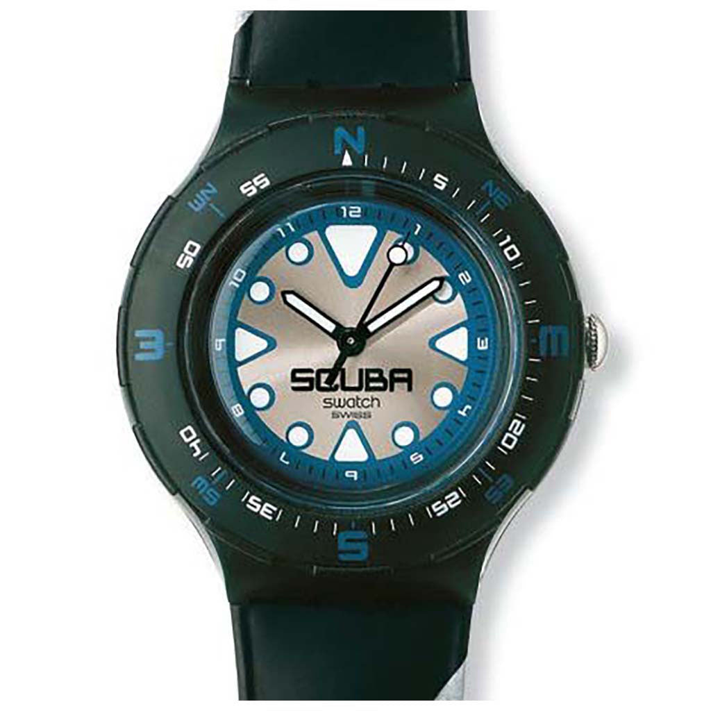 Swatch Scuba 200 Blue Squiggle SDB118