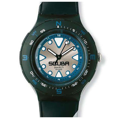 Swatch Scuba 200 Blue Squiggle SDB118