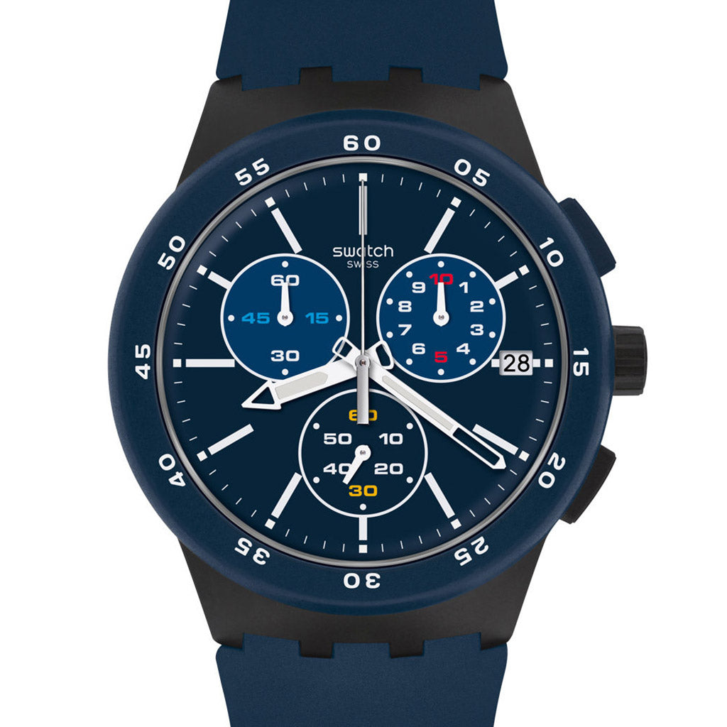 Swatch Chrono Plastic Blue Stweard SUSB417