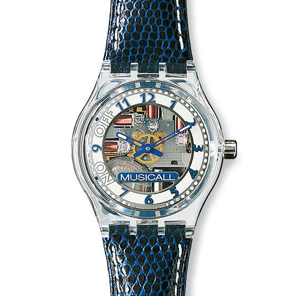Swatch Musicall Blue Through SLK110