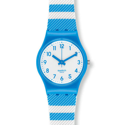 Swatch Lady BLUE TRACKS LS113