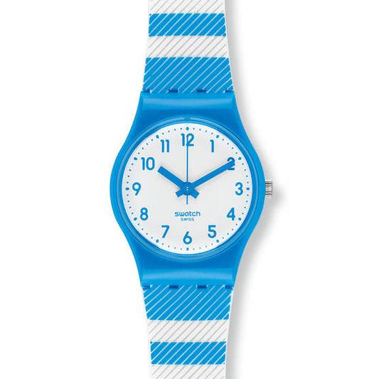 Swatch Lady BLUE TRACKS LS113