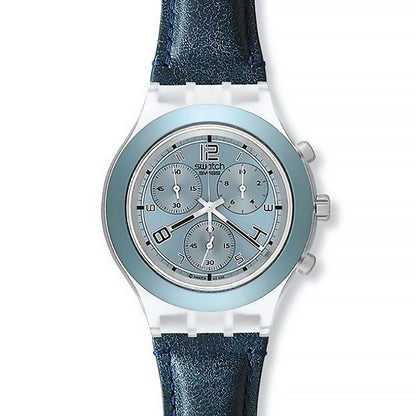 Swatch Irony Diaphane Chrono Blue Traction SVCK1002PU