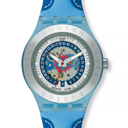 Swatch Irony Diaphane Automatik Blue Trap SVDN4000