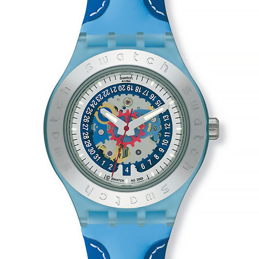 Swatch Irony Diaphane Automatik Blue Trap SVDN4000