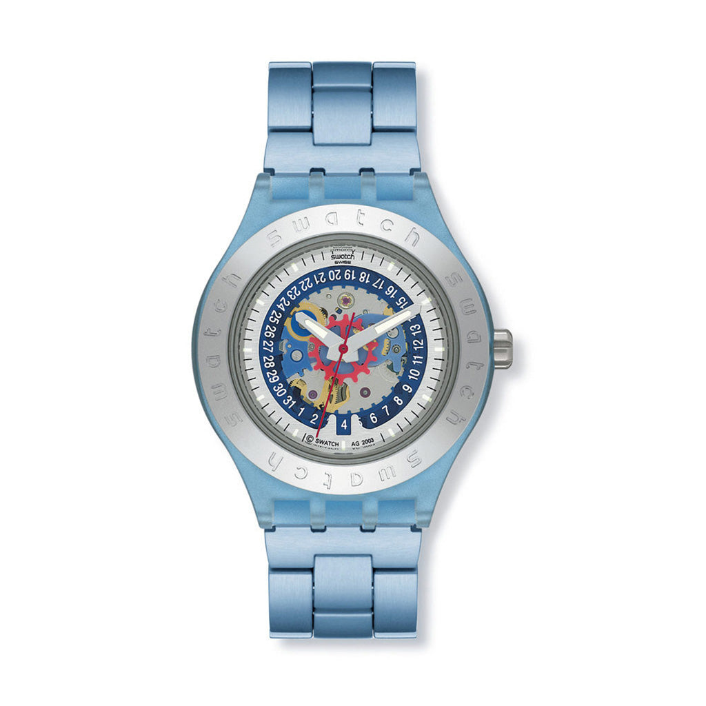 Swatch Irony Diaphane Automatik Blue Trap SVDN4000AG