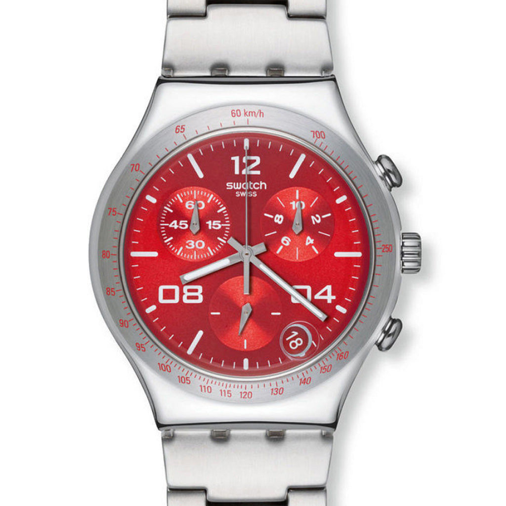 Swatch Irony Chrono BLUSTERY RED YCS563G